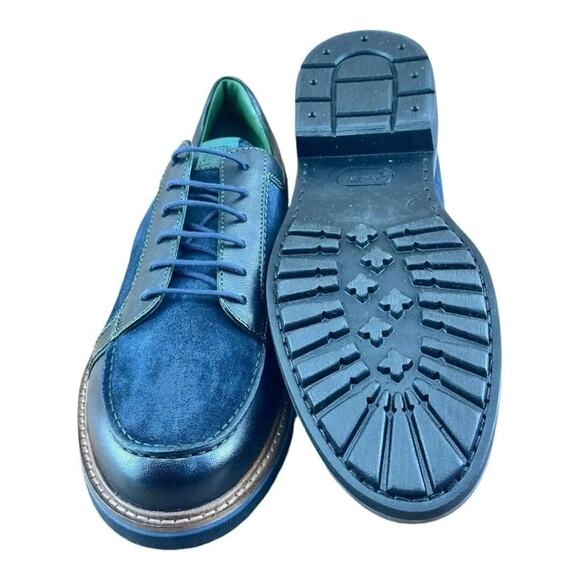 Galizio Torresi Braun  Men's  Shoes Derby blue Leather - Picture 7 of 11